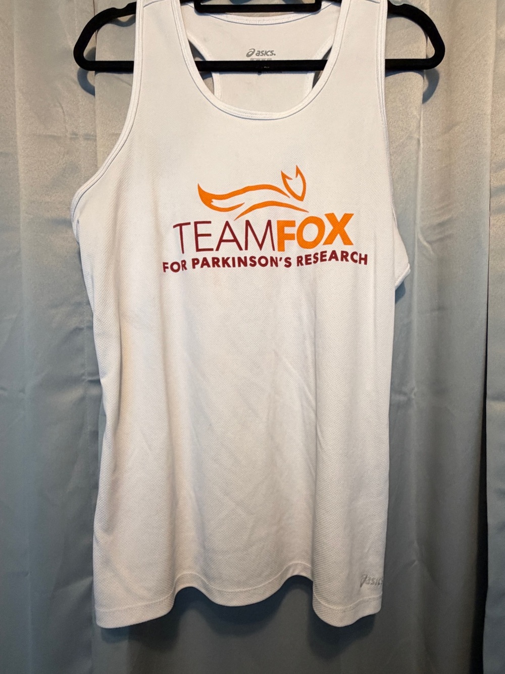 *FREE with Purchase* ASICS White TEAM FOX Charity Tank Top